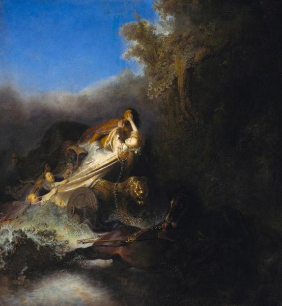 Rembrandt Van Rijn The Abduction Of Proserpina
