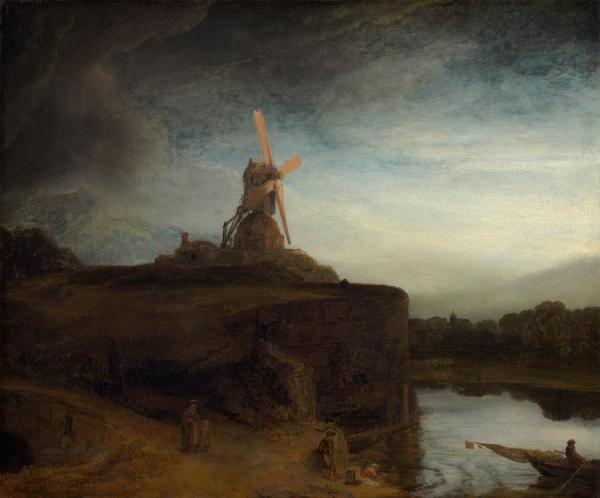 The Mill by Rembrandt Van Rijn