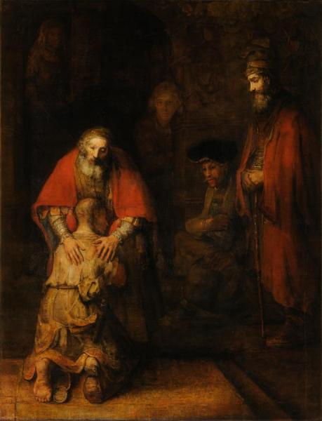 The Return Of The Prodigal Son by Rembrandt Van Rijn