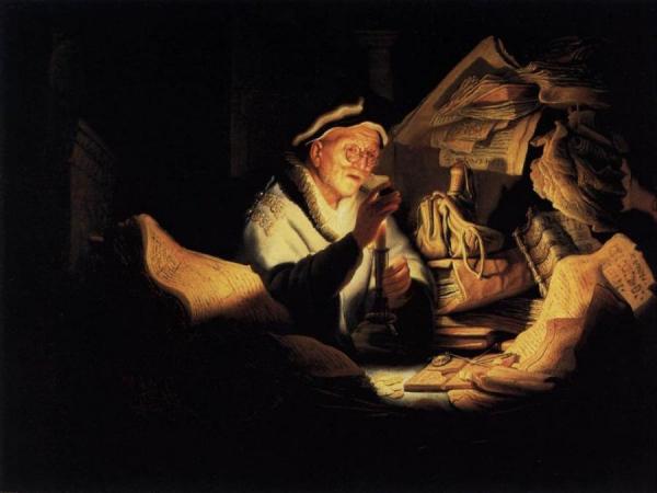 The Rich Man From The Parable by Rembrandt Van Rijn