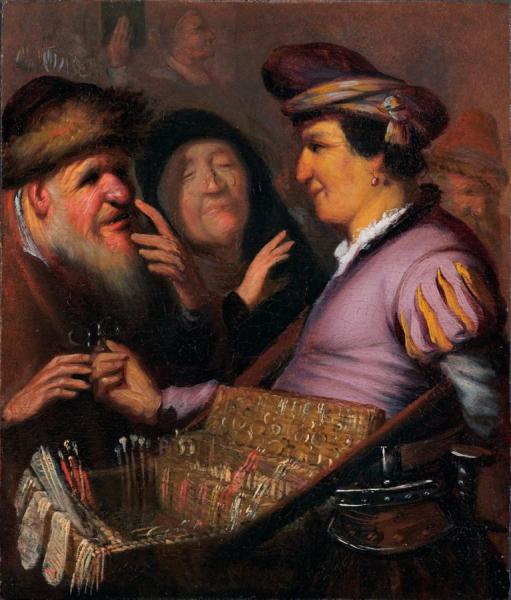 The Spectacle-pedlar by Rembrandt Van Rijn