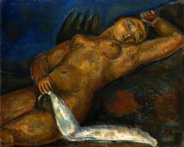 Sleeping Bather by Rene Auberjonois