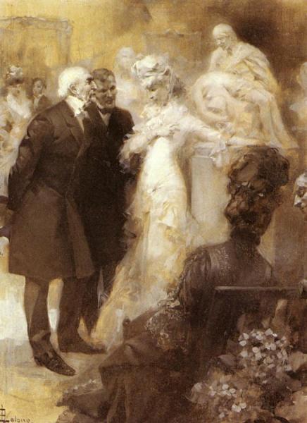 Sarah Bernhardt At The Paris Opera by René Lelong