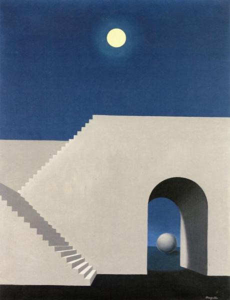 Architecture Au Clair De Lune by René Magritte