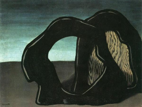 En Face Des Murmures by René Magritte