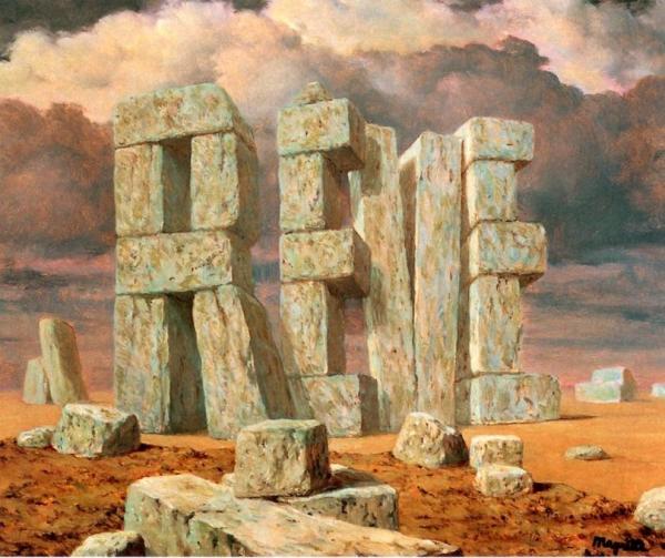 L'art De La Conversation by René Magritte Oil Painting Reproductions
