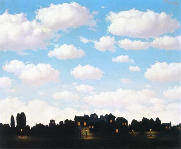 L'empire Des Lumières by René Magritte