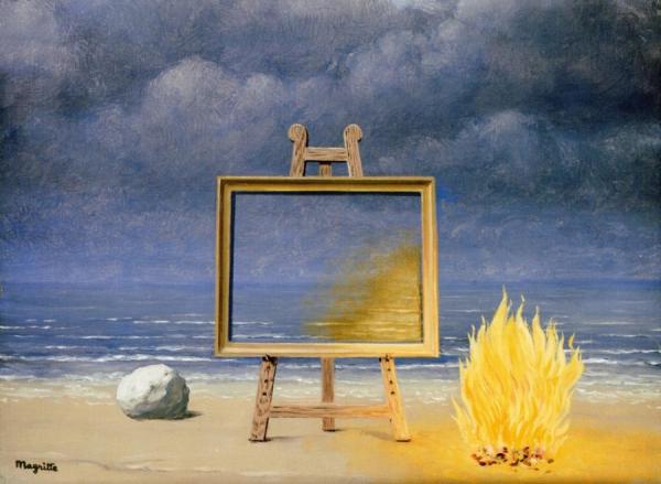 La Belle Captive by René Magritte