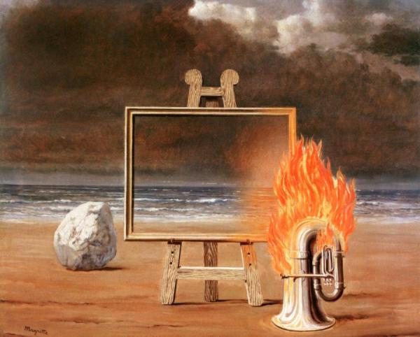 La Belle Captive by René Magritte Oil Painting Reproductions