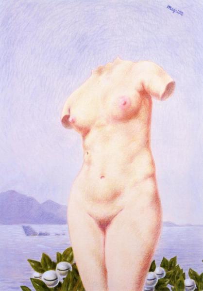 La Clarivoyance by René Magritte