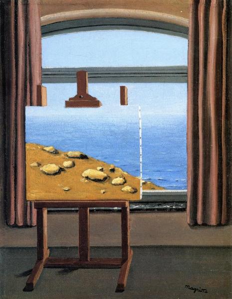 La Condition Humaine by René Magritte