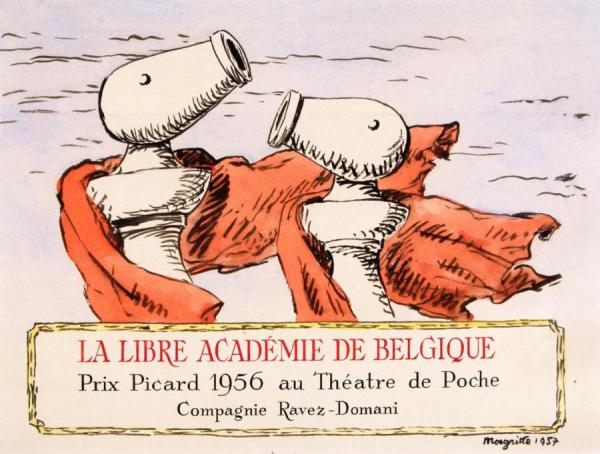 La Libre Académie De Belgique by René Magritte