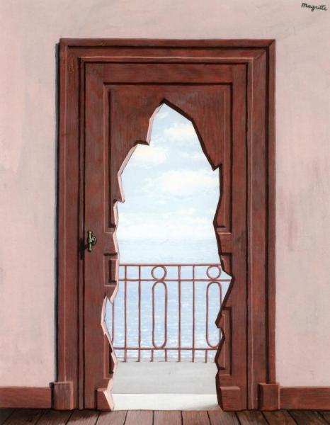 La Perspective Amoureuse by René Magritte