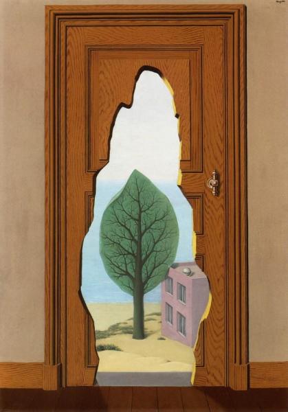 La Perspective Amoureuse by René Magritte Oil Painting Reproductions
