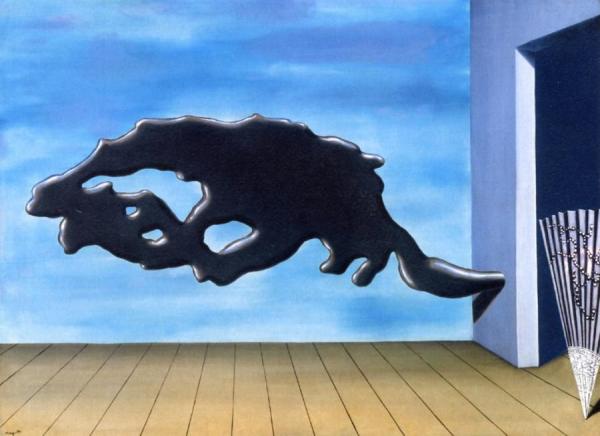 La Sortie De L'ecole by René Magritte