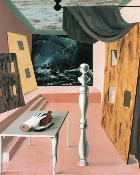 La Traversée Difficile by René Magritte
