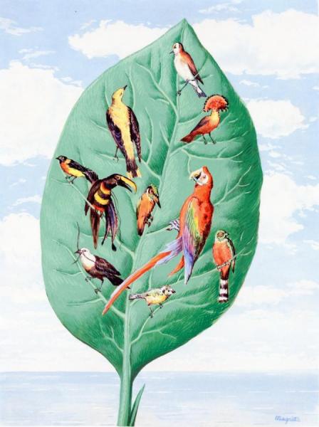 La Troisième Dimension by René Magritte