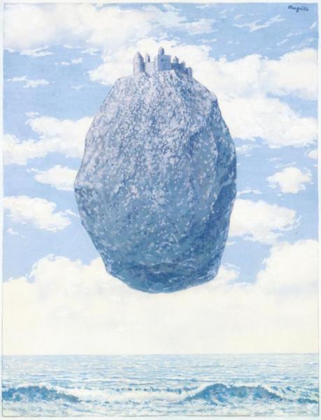Le Château Des Pyrénées by René Magritte Oil Painting Reproductions