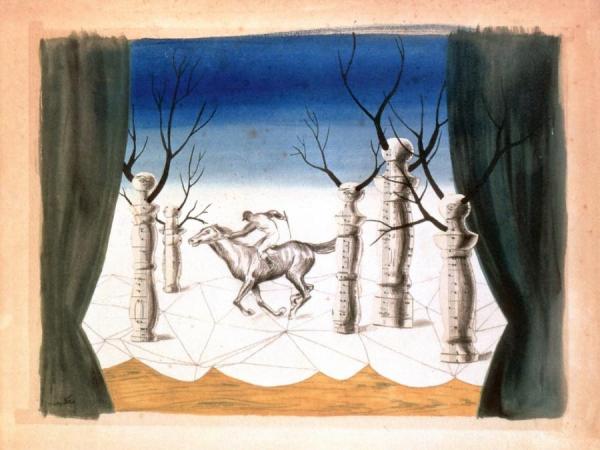 Le Jockey Perdu by René Magritte