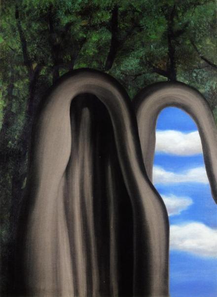 Le Palais De Rideaux by René Magritte