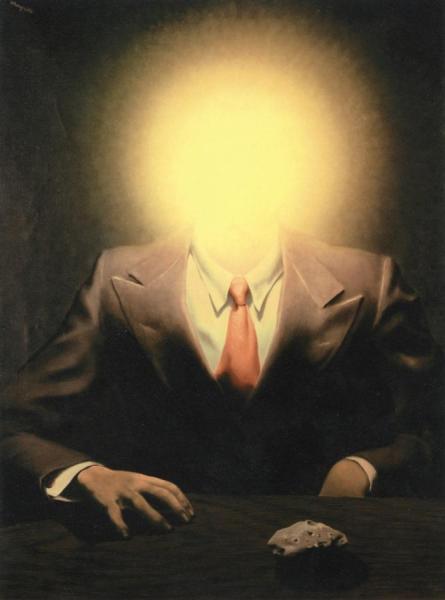 Le Principe Du Plaisir by René Magritte