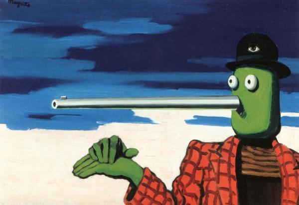 Lellipse by René Magritte