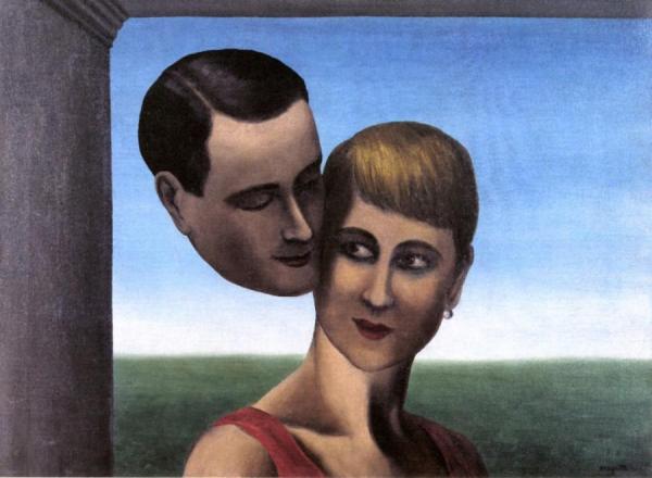 Les Amants by René Magritte