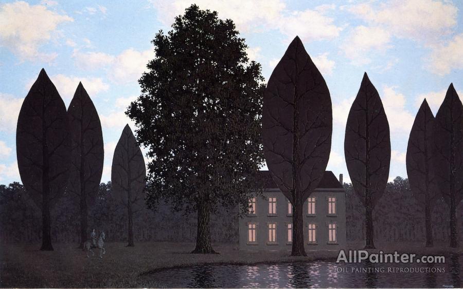 René Magritte Les Barricades Mystérieuses Oil Painting Reproductions ...