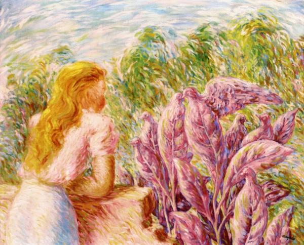 Les Présages by René Magritte