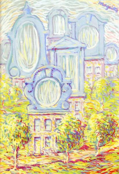 Les Yeux Bleus by René Magritte