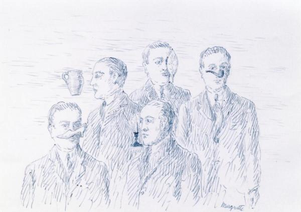 Objets Familiers by René Magritte Oil Painting Reproductions