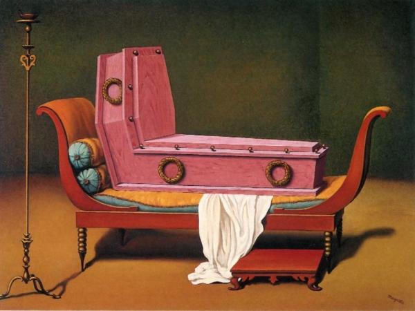 Perspective: Madame Récamier De David by René Magritte