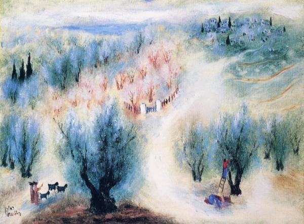 Near The Kinereth by Reuven Rubin Oil Painting Reproductions