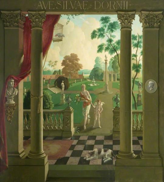 Ave Silvae Dornii by Rex Whistler Oil Painting Reproductions