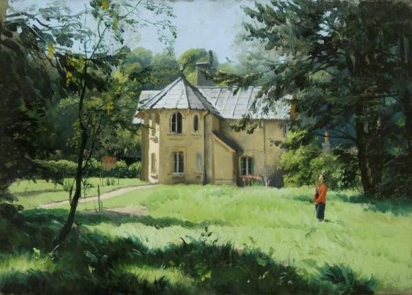 Daye House, Wilton Park, Wiltshire by Rex Whistler Oil Painting Reproductions