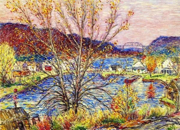 Eddyville, New York by Reynolds Beal Oil Painting Reproductions