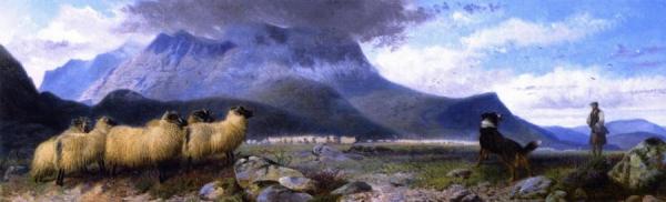 Rounding Up The Flocks by Richard Ansdell