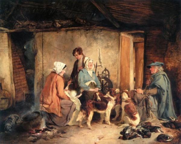 The Crofter's Family by Richard Ansdell
