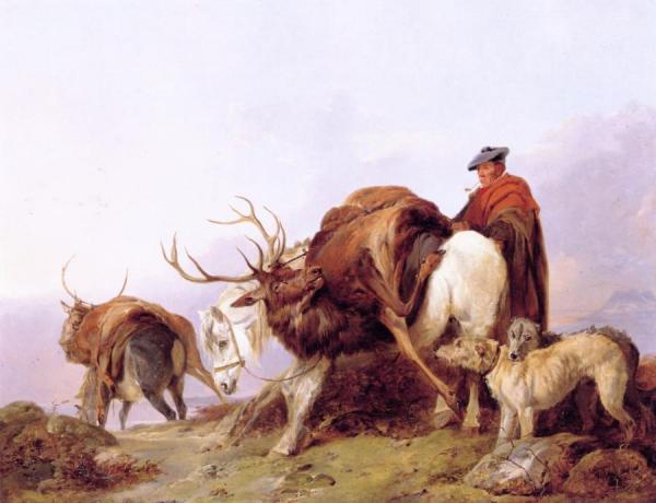 The Return From Stalking by Richard Ansdell