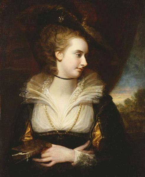 Elizabeth Milbanke, Viscountess Melbourne by Richard Cosway Oil Painting Reproductions
