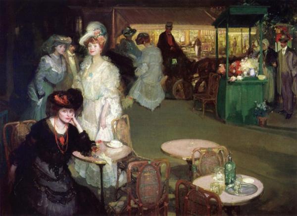 Café De Niut by Richard Edward Miller