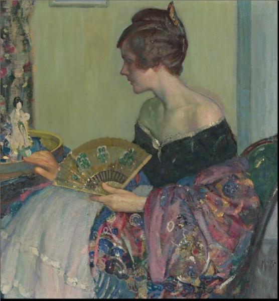 Chinese Statuette by Richard Edward Miller