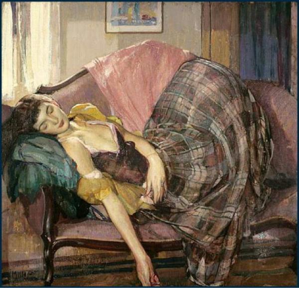 Richard Edward Miller Girl Sleeping