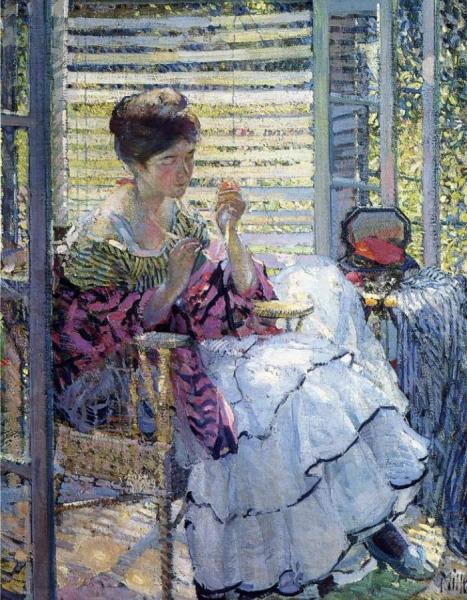 Meditation by Richard Edward Miller Oil Painting Reproductions