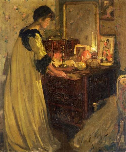 Night Effect by Richard Edward Miller Oil Painting Reproductions