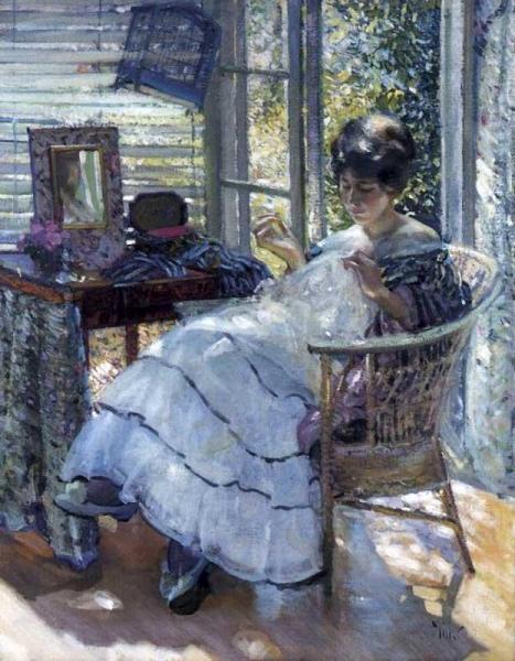 Sewing by Richard Edward Miller