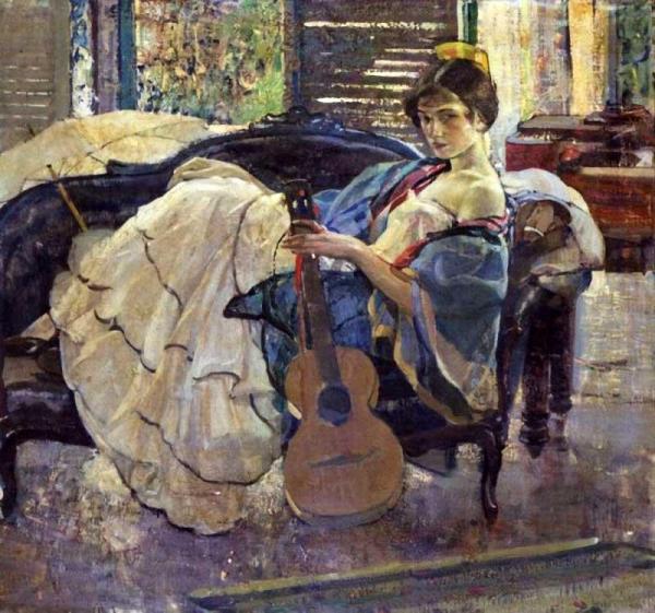 String Artist by Richard Edward Miller