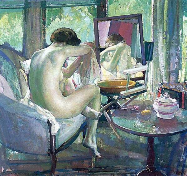 Summer Bather by Richard Edward Miller Oil Painting Reproductions