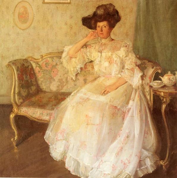 Virginia Mathews James by Richard Edward Miller