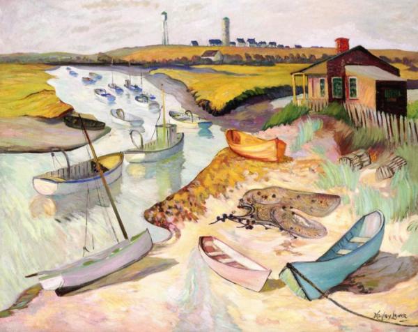 Brandt Estuary, Massachusetts by Richard Haley Lever